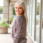 THML Mystic Long Sleeve Blouse-Grey