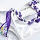 Saturday Silks "Horned Frogs" Skinny Scarf