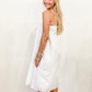 Sofie the Label "Audrey" Ruched Midi Skirt-Off White