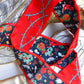 Saturday Silks "Texas Tech" Skinny Scarf