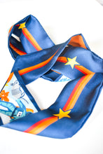 Saturday Silks "Space City" Skinny Scarf