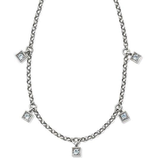 Brighton Meridian Zenith Station Necklace-Silver