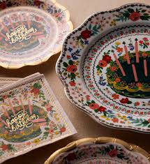 Rifle Paper Co. “Floral Cake” Celebration Plate