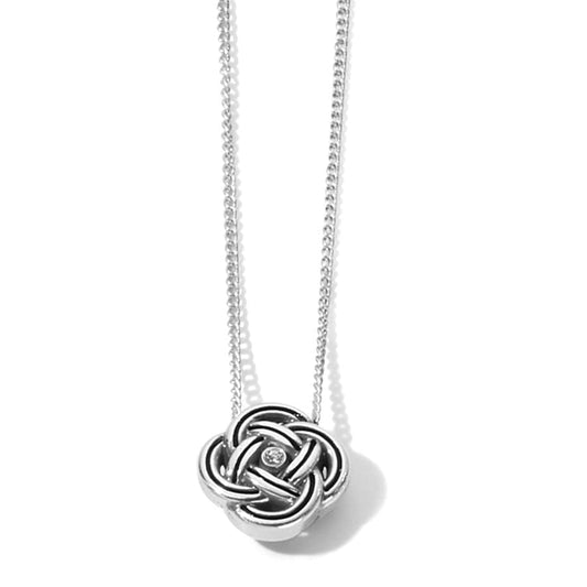 Brighton Interlok Mini Necklace-Silver