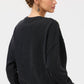 Johnny Was French Terry Beaded Sweatshirt - Charcoal Heather