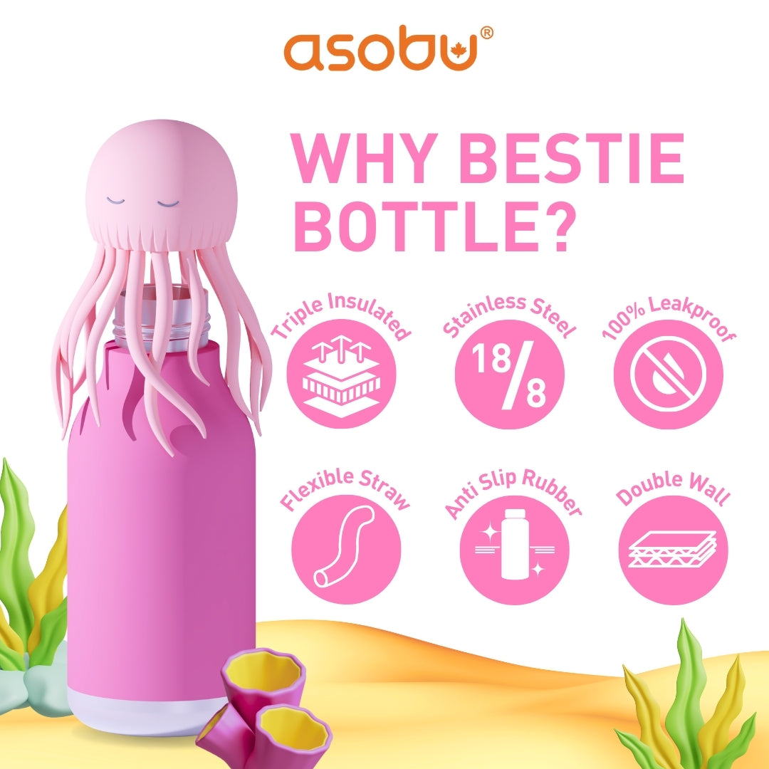 ASOBU Bestie Water Bottle - Jellyfish