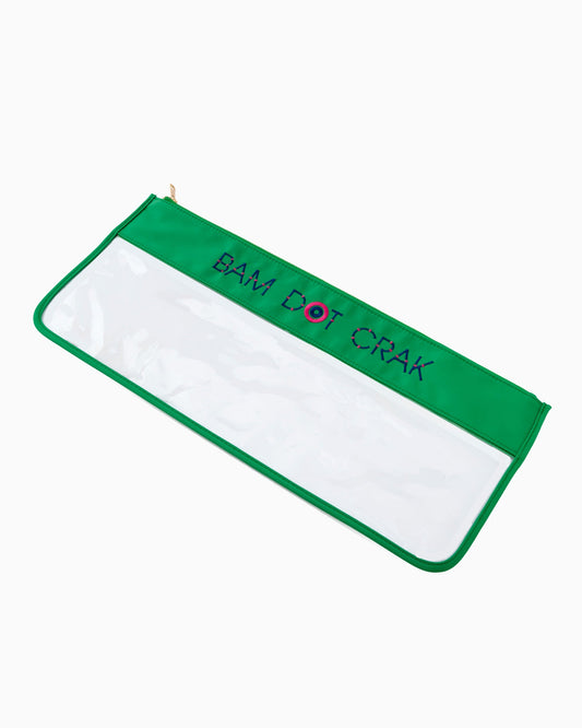 Oh My Mahjong Mahjong Bag-Kelly Green Bam Dot Crak