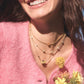 Kendra Scott Jane Gold Strand Necklace - Gold White Enamel