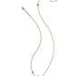 Kendra Scott Anya Flower Short Pendant Necklace - Gold Ivory Mix