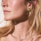 Kendra Scott Anya Flower Stud Earrings-Gold
