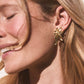 Kendra Scott Anya Flower Stud Earrings-Gold