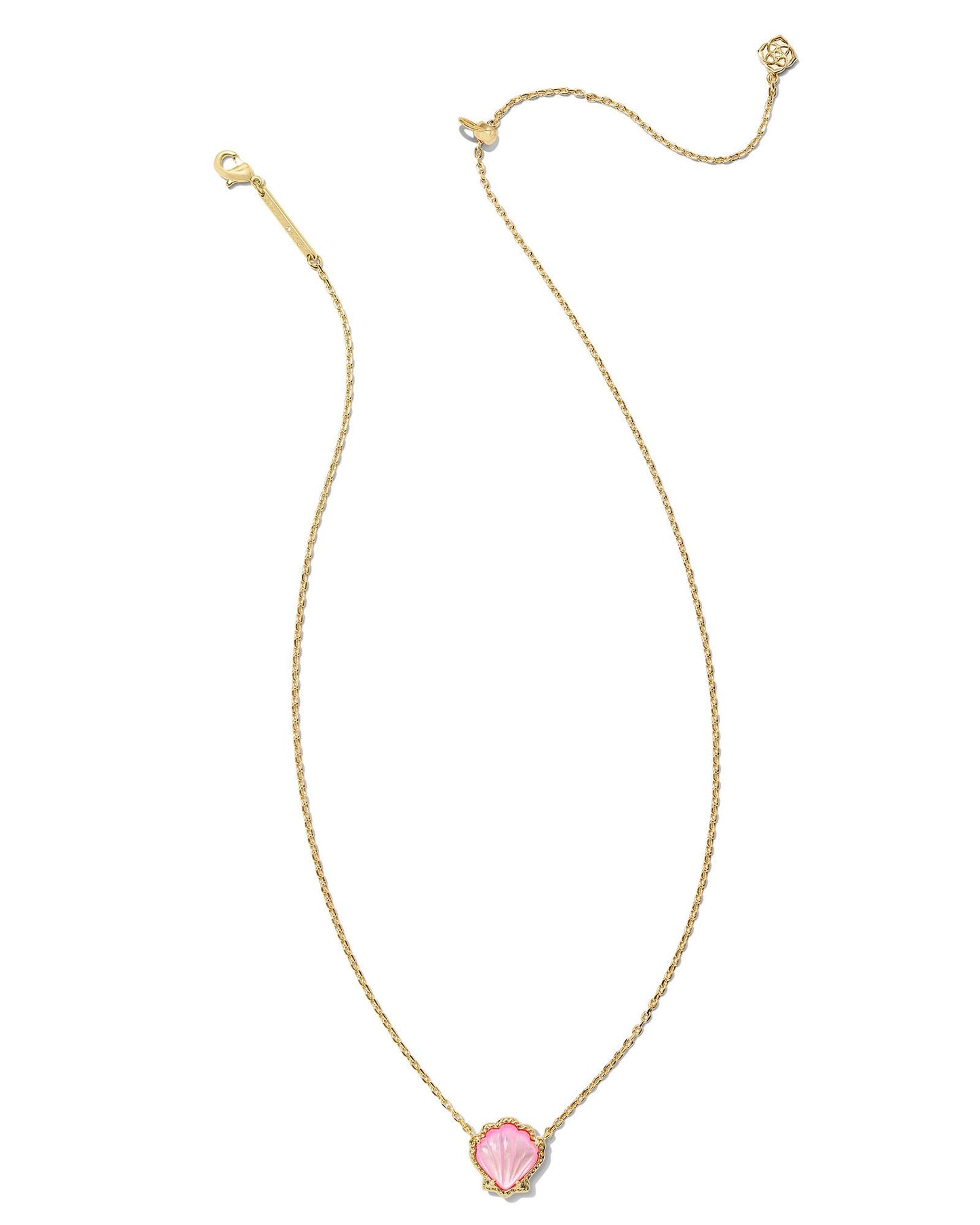 Kendra Scott Brynne Shell Pendant Necklace-Gold Blush MOP