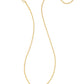 Kendra Scott Cailin Pendant Necklace-Gold/White CZ