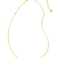 Kendra Scott Courtney Paperclip Necklace-Gold