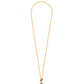 Kendra Scott Daphne Crystal Frame Toggle Necklace-Gold Bronze Purple Amethyst