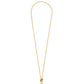 Kendra Scott Daphne Crystal Frame Toggle Necklace-Gold Ivory MOP