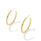 Kendra Scott Fate Hoop-Gold/White CZ