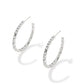 Kendra Scott Fate Hoop-Silver/White