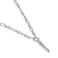 Kendra Scott Fate Short Pendant Necklace-Silver/White CZ