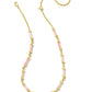 Kendra Scott Gigi Strand Necklace-Gold Pink Mix