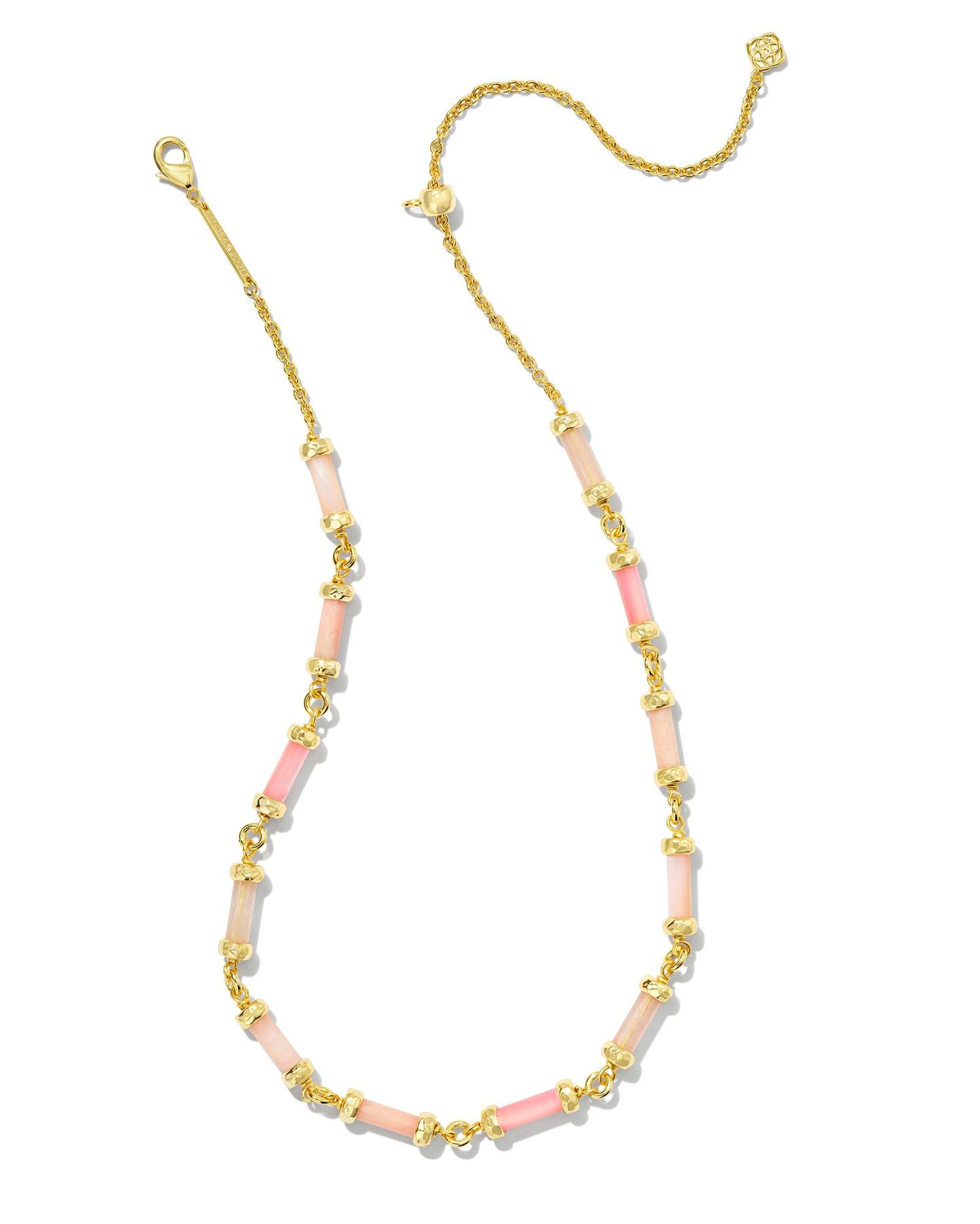 Kendra Scott Gigi Strand Necklace-Gold Pink Mix