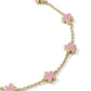 Kendra Scott Jane Delicate Chain Bracelet - Gold Dark Pink Enamel