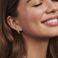 Kendra Scott Jane Huggie Earrings - Gold Dark Pink Enamel