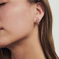 Kendra Scott Jane Huggie Earrings - Gold Dark Pink Enamel