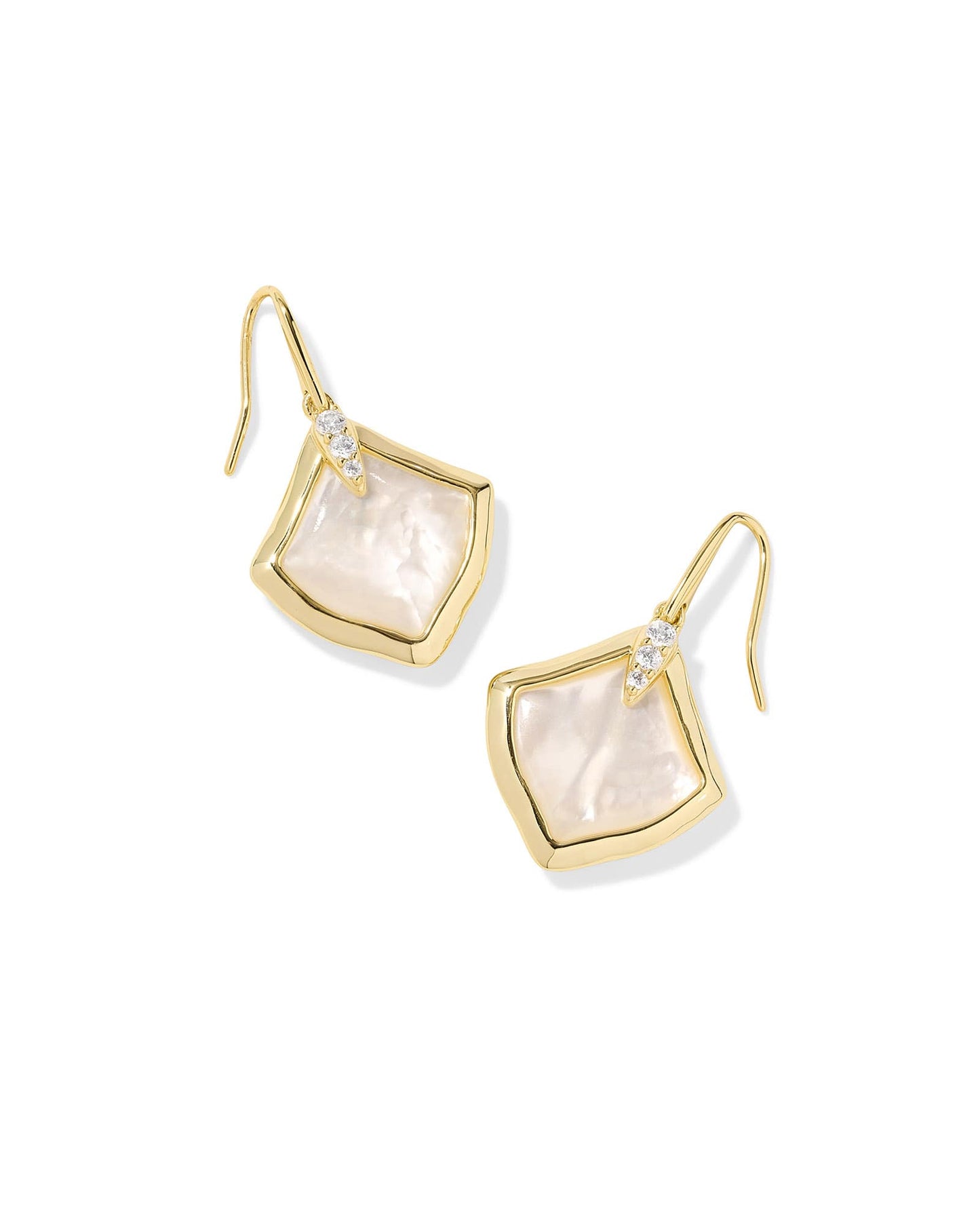 Kendra Scott Joelle Drop Earring-Gold Ivory MOP
