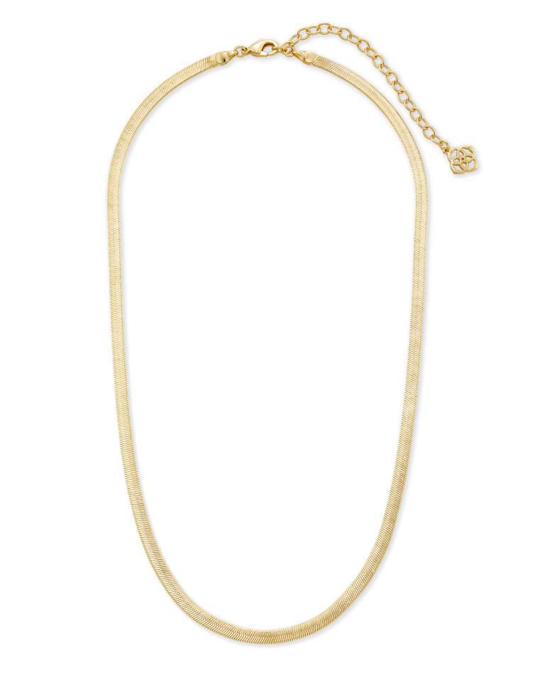 Kendra Scott Kassie Chain Necklace-Gold