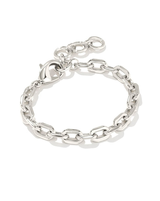 Kendra Scott Korinne Chain Bracelet-Silver