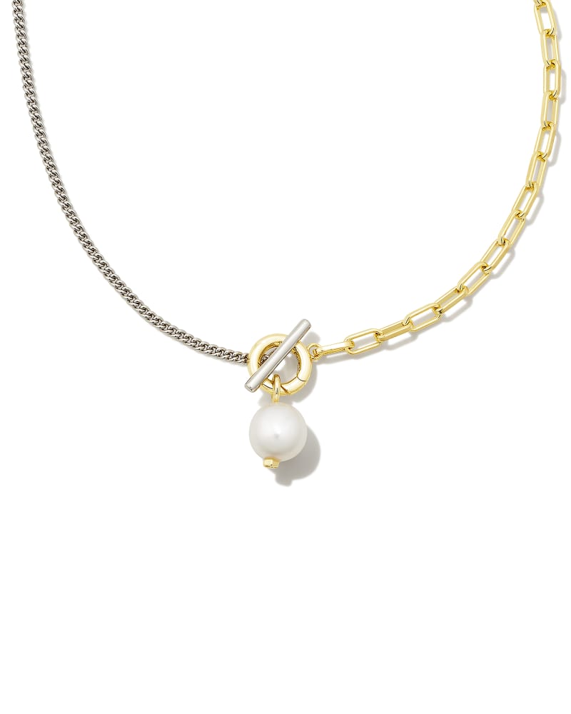 Kendra Scott Leighton Pearl Chain Necklace- 2 Colors