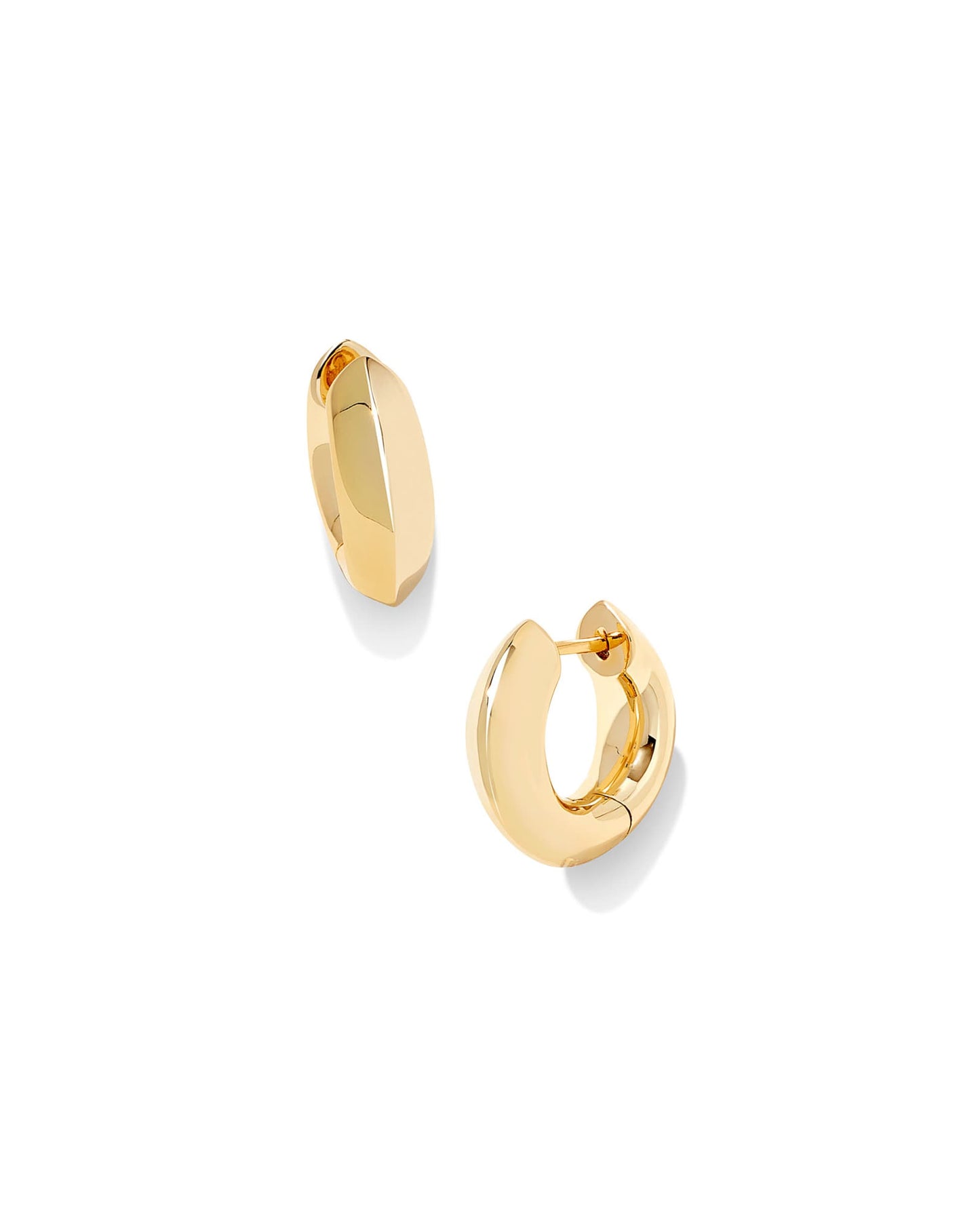 Kendra Scott Mikki Huggie Earrings-Gold