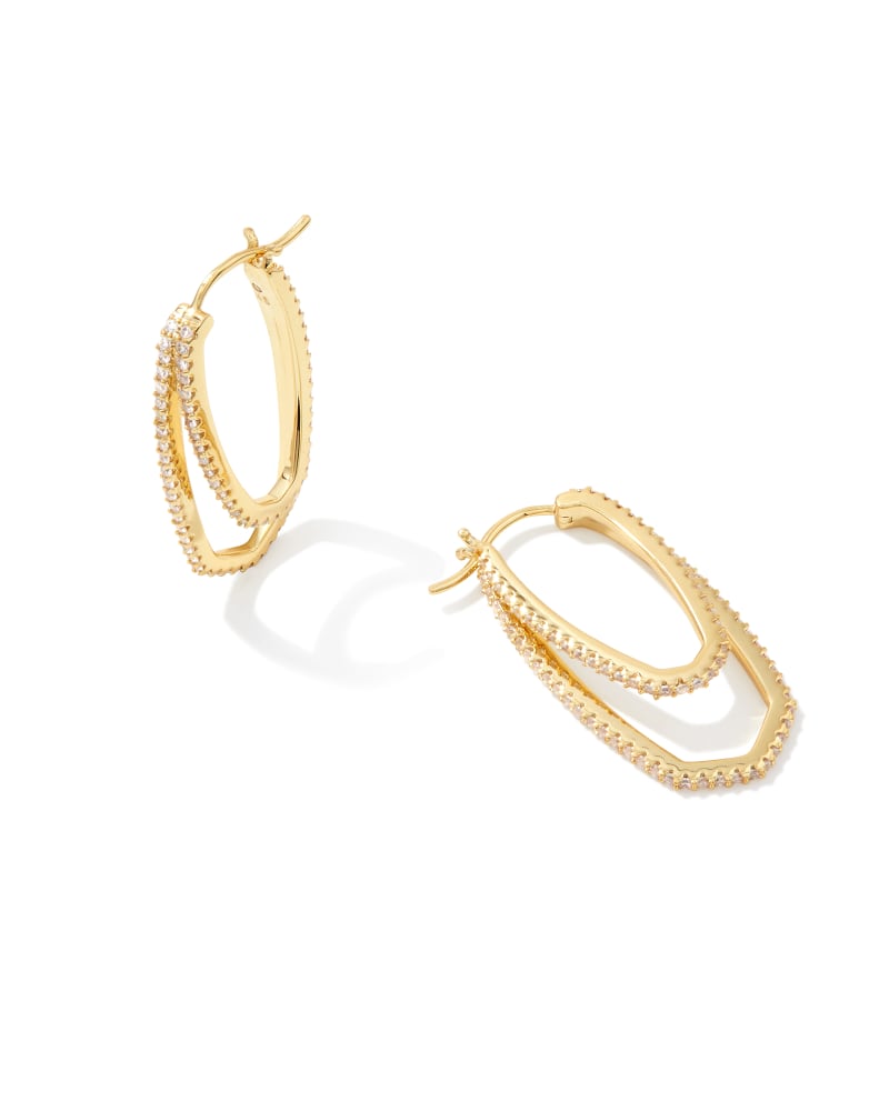 Kendra Scott Murphy Hoop Earring-Gold or Silver – Adelaide's Boutique
