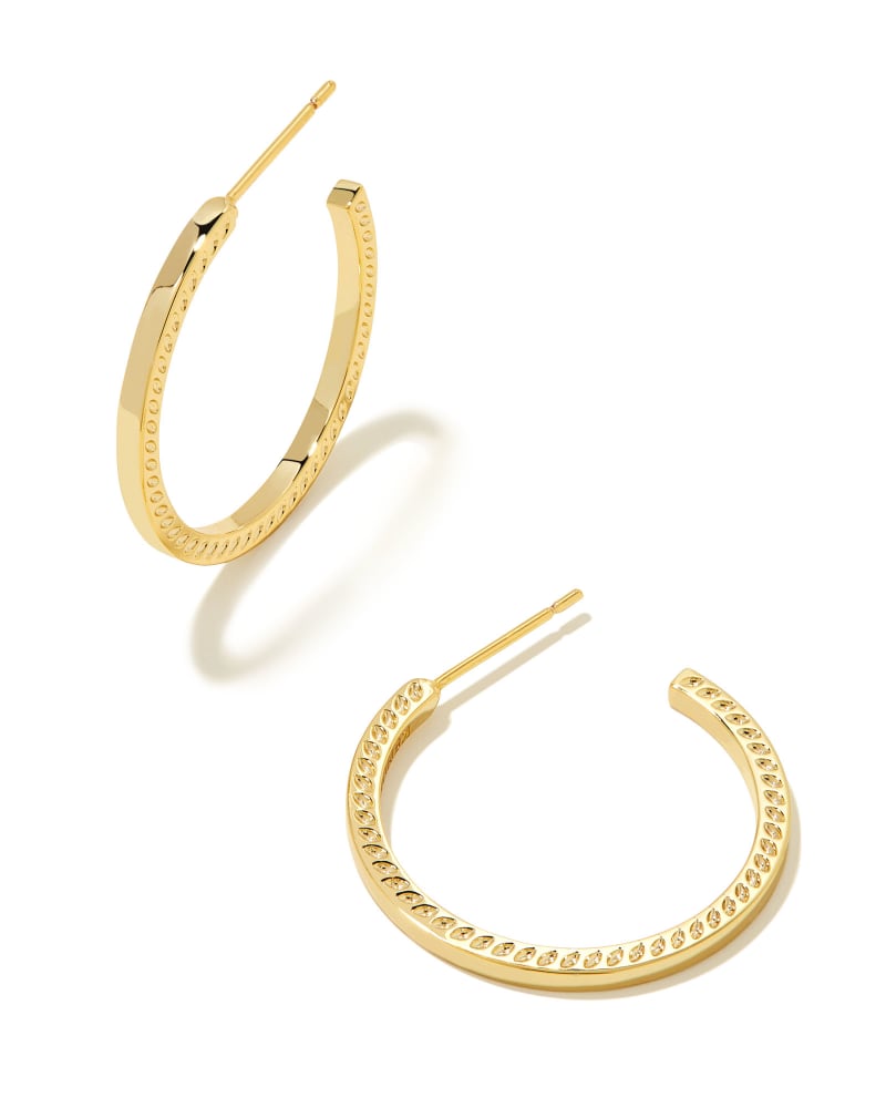 Kendra Scott Sylvie Small Hoop Earring- Gold or Silver