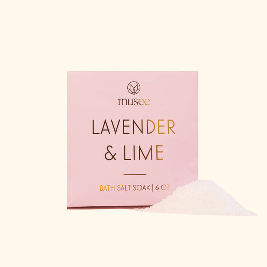 Musee "Lavender & Lime" Bath Salt Soak