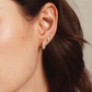 LeMel “Brooklyn CZ” Huggie Earrings
