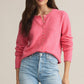 Z Supply Medina Cardigan- Disco Pink