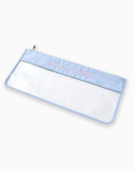 Oh My Mahjong Mahjong Bag-Light Blue Bamboo