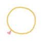 LeMel Lilah PINK Heart Everyday Stretch Bracelet- Standard 6.5"