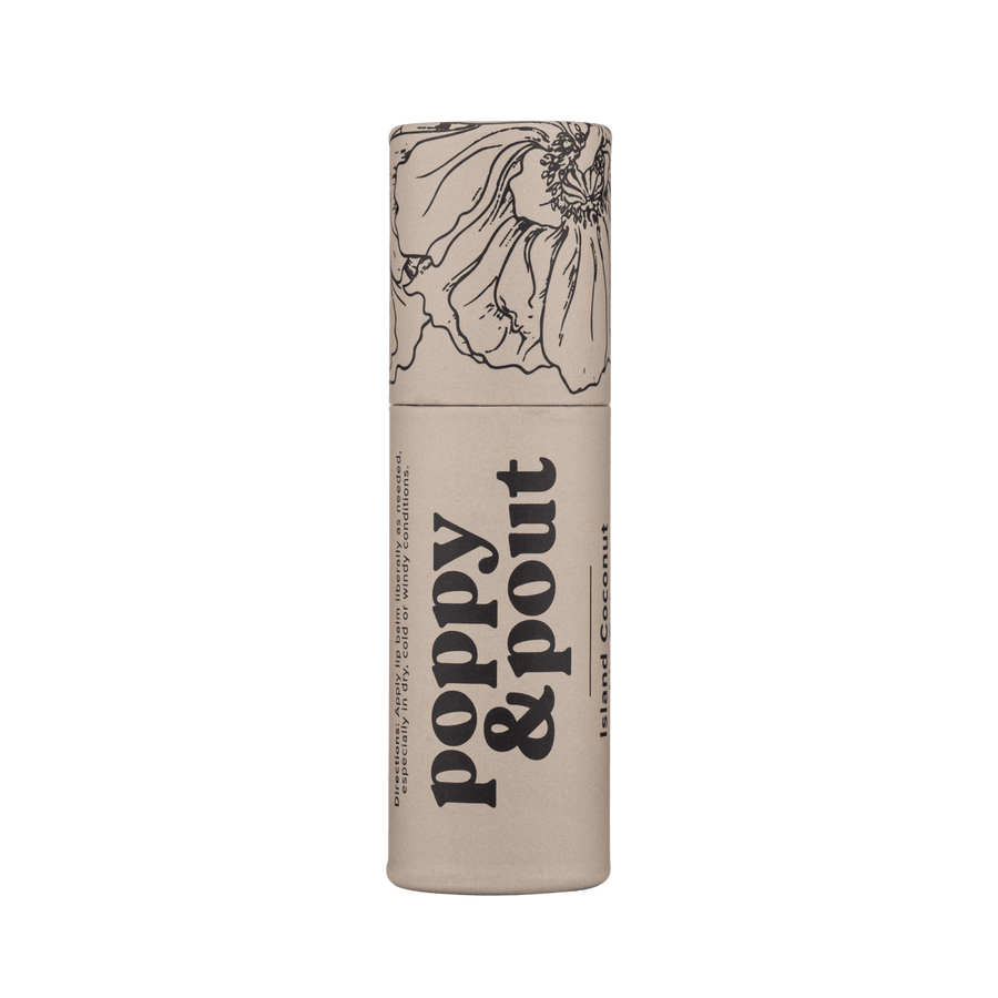 Poppy & Pout Original Lip Balm-Island Coconut