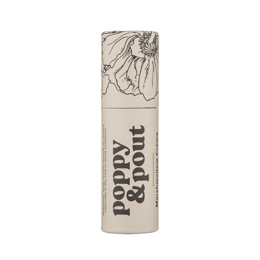 Poppy & Pout Original Lip Balm-Marshmallow Creme