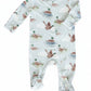 Caden Lane “Little Duckling” Zipper Footie