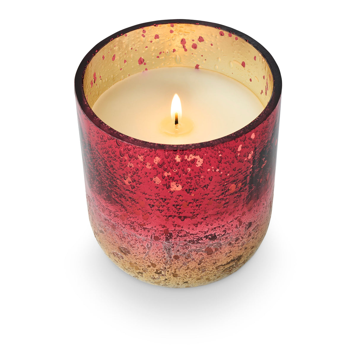 Illume Small Radiant Glass Candle-Cranberry Currant