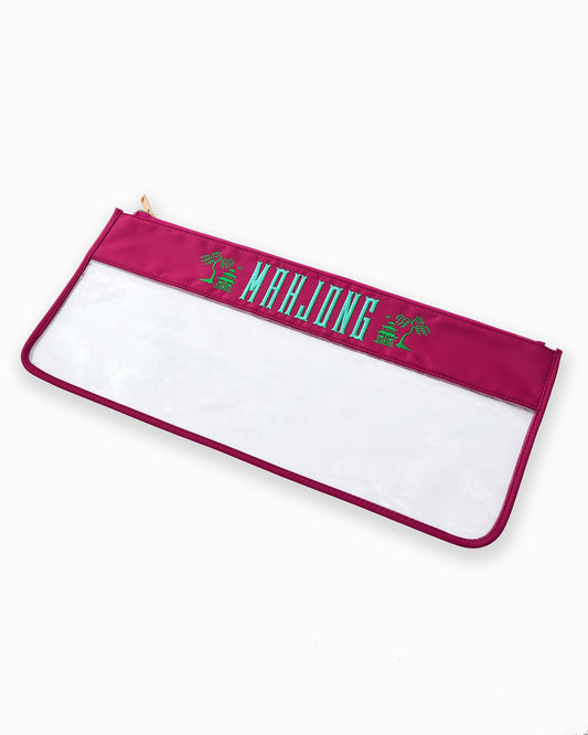 Oh My Mahjong Mahjong Bag-Magenta Pagoda