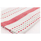 Boston International "Red Stripe & Plaid" Tea Towels -Set of 2