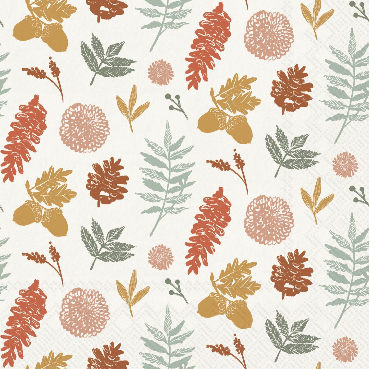Boston International "Falling Acorns" Lunch Napkins 20ct.