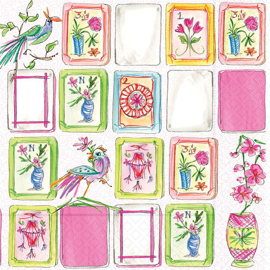 Cocktail Napkins-Mahjong 20ct.