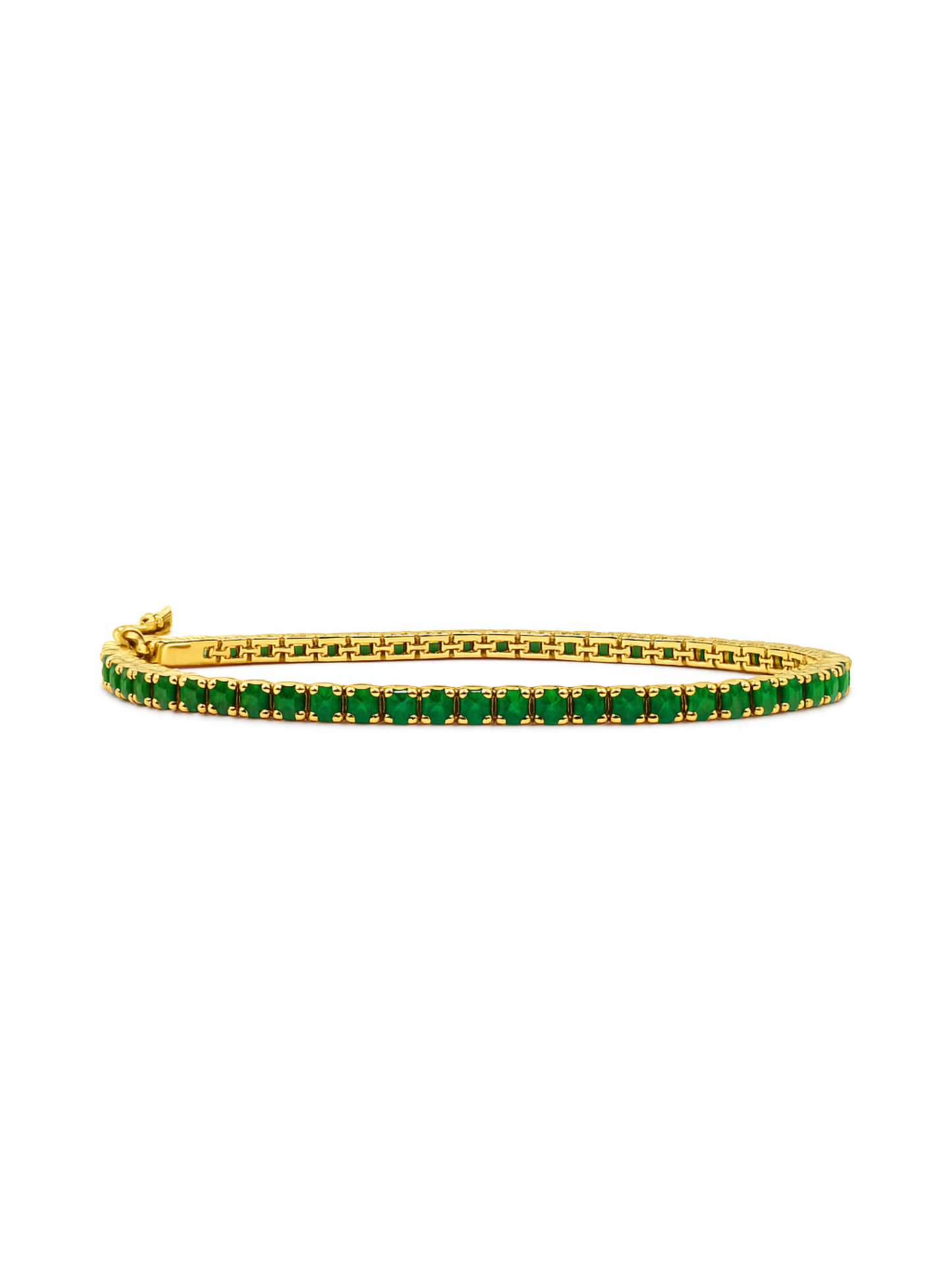 LeMel Emerald CZ Tennis Bracelet-7”
