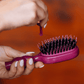 Teleties Mini Boar Bristle Hair Brush - Mulberry
